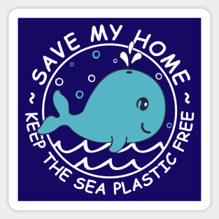 Keep The Sea Plastic Free Sticker